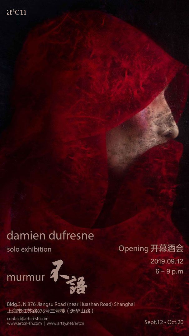 Affiche exposition « Murmur » Damien-Dufresne